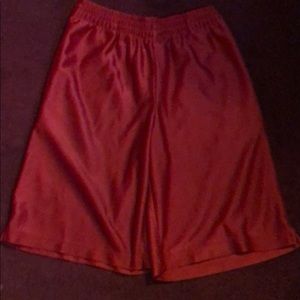 Boys size 8 (m) red athletic shorts